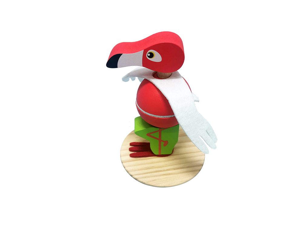 Flamingo-Stapelset